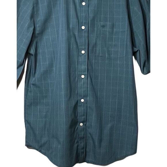 Dockers Mens Long Sleeve Button Down Shirt Size L Blue Chest Pocket Collar Casua - Picture 5 of 10